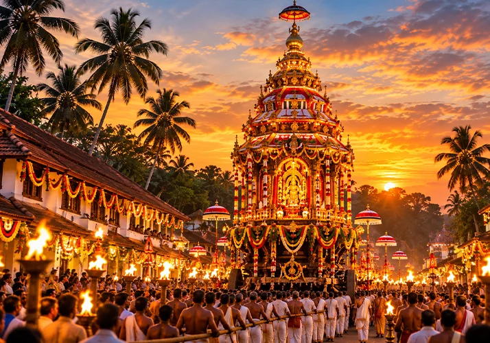 Kalpathy Ratholsavam festival procession